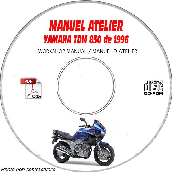 TDM 850 1996 Manuel Atelier CDROM YAMAHA