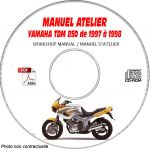 TDM 850 97-98 Manuel Atelier CDROM YAMAHA
