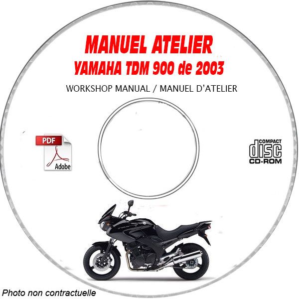 TDM 900 2003 Manuel Atelier CDROM YAMAHA