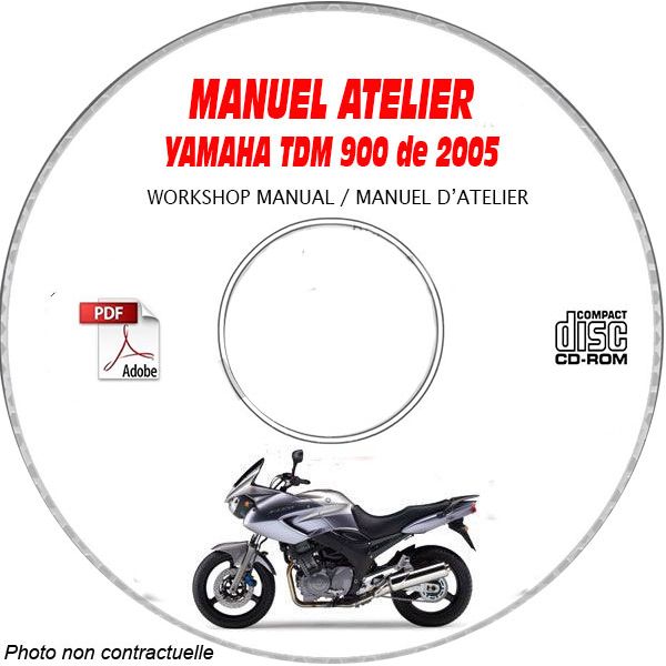 TDM 900 2005 Manuel Atelier CDROM YAMAHA