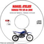 TTR 125 2006 Manuel Atelier CDROM YAMAHA FR
