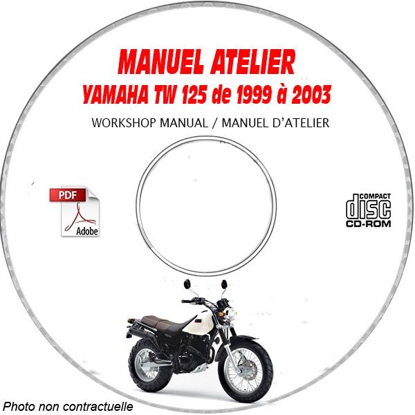 TW 125 99-03 Manuel Atelier CDROM YAMAHA FR