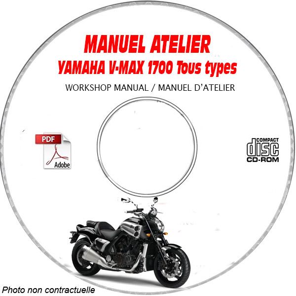 V-MAX 1700 -09 Manuel Atelier CDROM YAMAHA Anglais