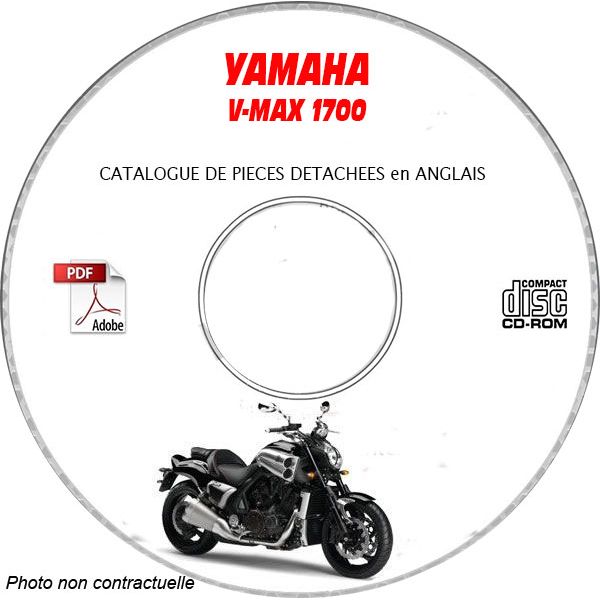 V-MAX 1700 Catalogue Pièces CDROM KAWASAKI Anglais