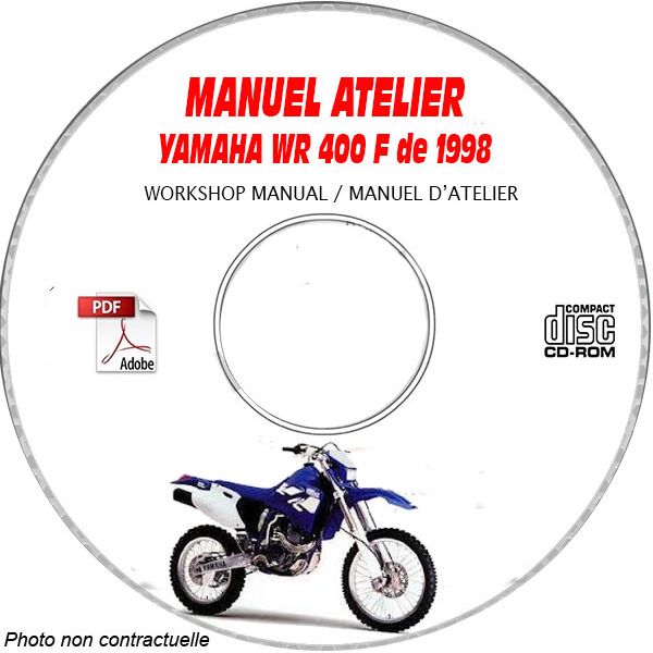 WR 400F 1998 Manuel Atelier CDROM YAMAHA Anglais