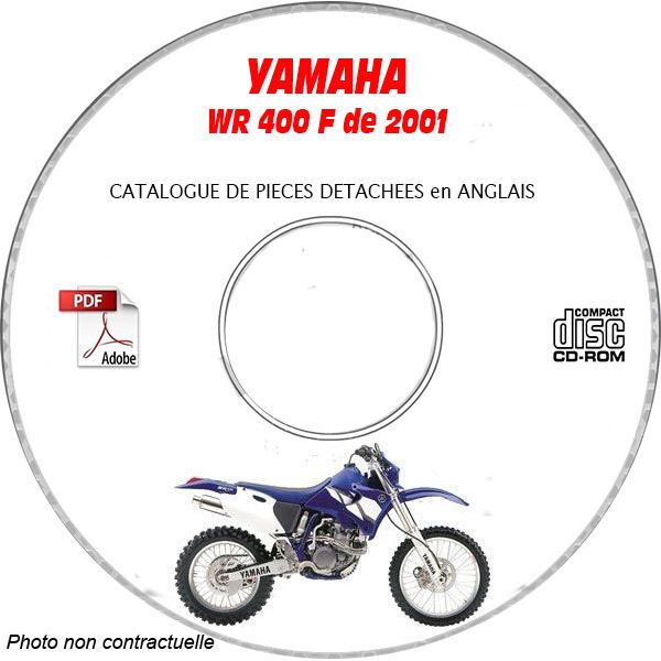 WR 400F 2001 Catalogue Pièces CDROM YAMAHA Anglais