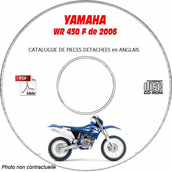 WR 450F 2006 Catalogue Pièces CDROM YAMAHA Anglais
