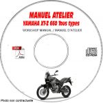 XT 660Z TENERE 2008 Manuel Atelier CDROM YAMAHA FR