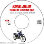 T 660 2007 Manuel Atelier CDROM YAMAHA Anglais