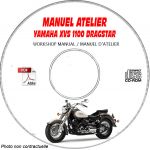 XVS 1100 DRAGSTAR 98-01  Manuel Atelier CDROM YAMAHA FR