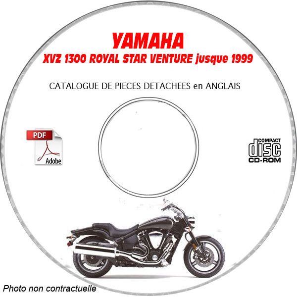 XVZ 1300 ROYAL STAR VENTURE -99 Catalogue Pièces CDROM YAMAHA Anglais