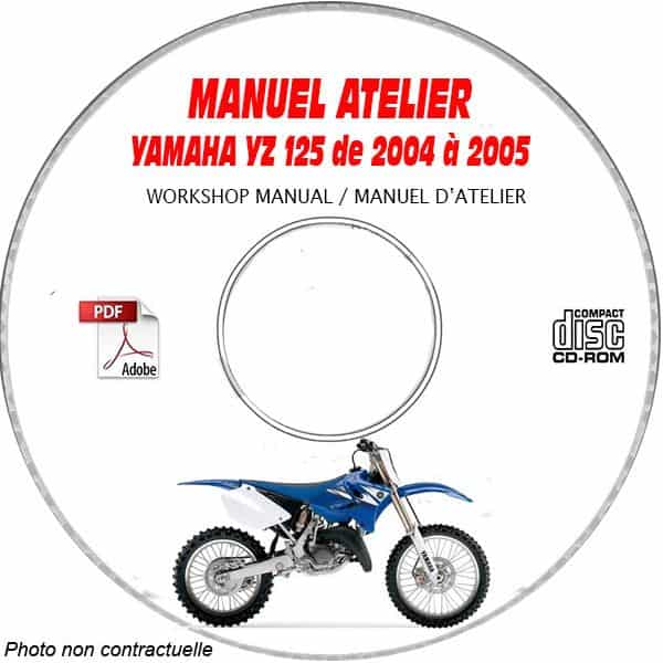 YZ 125 2004-2005 Manuel Atelier CDROM YAMAHA FR