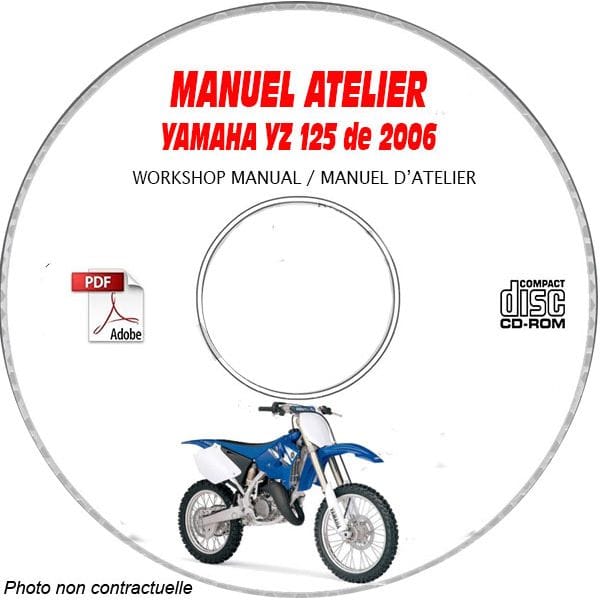 YZ 125 2006 Manuel Atelier CDROM YAMAHA FR