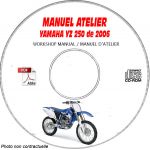YZ 250 2007 Manuel Atelier CDROM YAMAHA FR