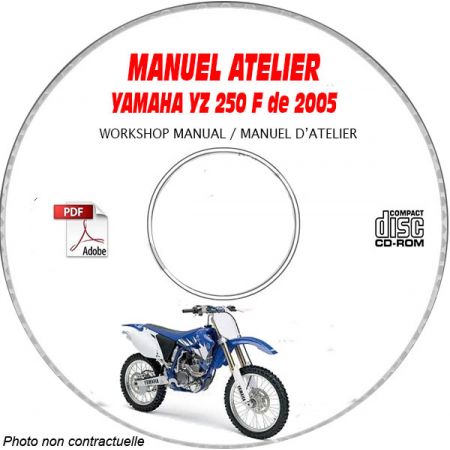 YZ 250F 05 - Manuel Atelier CDROM YAMAHA FR
