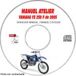 YZ 250F 05 - Manuel Atelier CDROM YAMAHA FR