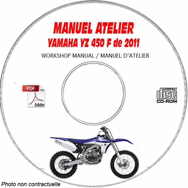 YZ450F 2011 Manuel Atelier CDROM YAMAHA