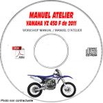 YZ450F 2011 Manuel Atelier CDROM YAMAHA