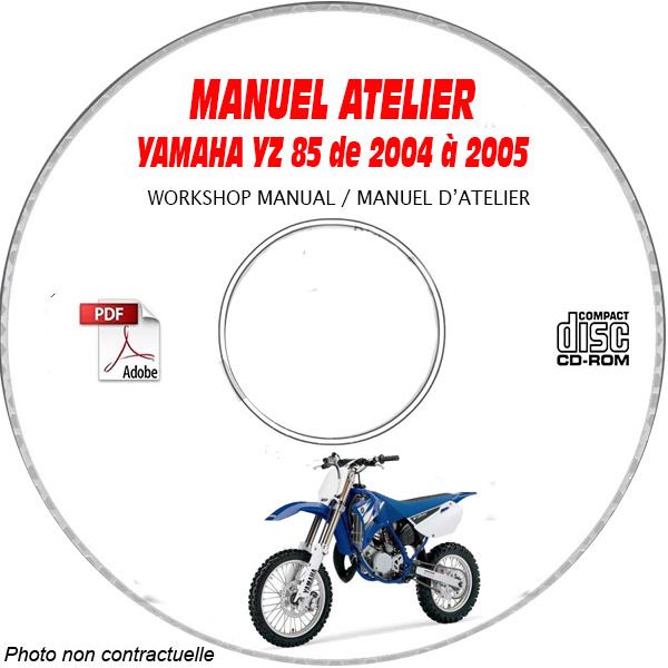 YZ 85 04-05 - Manuel Atelier CDROM YAMAHA FR