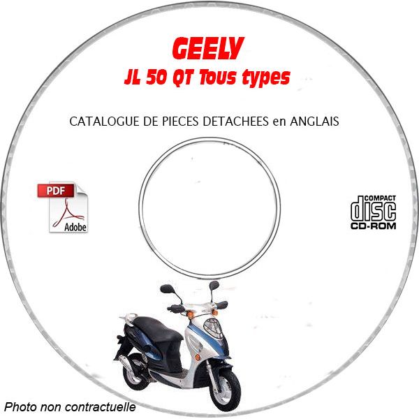 JL 50 QT Manuel Atelier CDROM GEELY Anglais