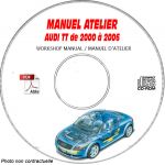 TT 00-06 Manuel Atelier CDROM AUDI Anglais