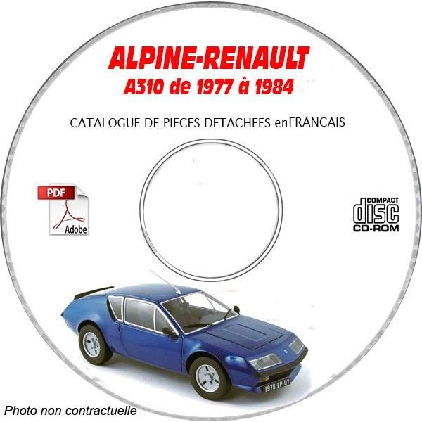 A310 77-84 Catalogue Pieces CDROM ALPINE FR Support DVD-ROM CD-ROM 