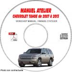 TAHOE 07-13 Manuel Atelier CDROM CHEVROLET Anglais