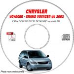 VOYAGER 2002  Catalogue Pièces CDROM CHRYSLER Anglais