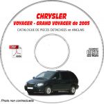 CHRYSLER VOYAGER - GRAND VOYAGER de 2005  Type : RG   Catalogue des Pièces Détachées sur CD-ROM anglais