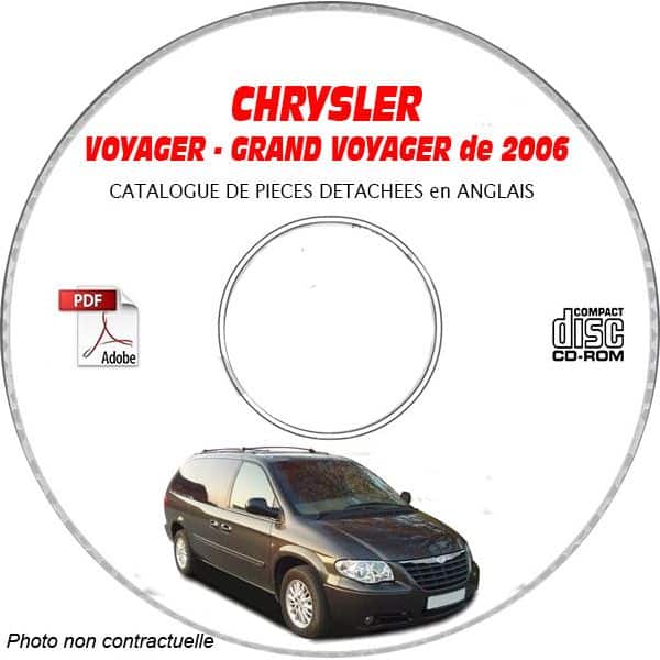 VOYAGER 2007 Catalogue Pièces CDROM CHRYSLER Anglais