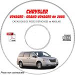 VOYAGER 2008  Manuel Atelier CDROM CHRYSLER Anglais