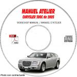 CHRYSLER 300C  et SRT8 de 2005  Type : LX  Manuel d'Atelier sur CD-ROM anglais