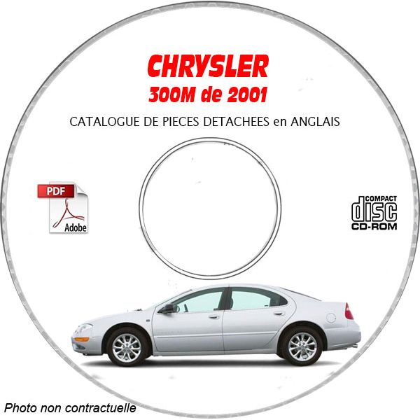 CHRYSLER 300M de 2001  CONCORDE / LHS     Type : LH        Catalogue des Pièces Détachées sur CD-ROM anglais