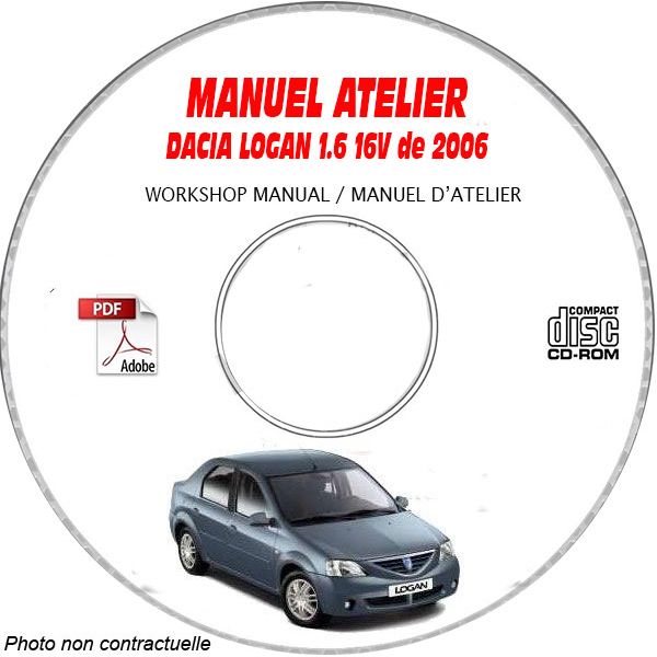 LOGAN 06 Manuel Atelier CDROM DACIA Revue technique