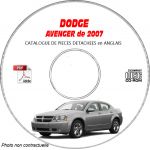 DODGE AVENGER 07 Manuel Atelier CDROM Anglais