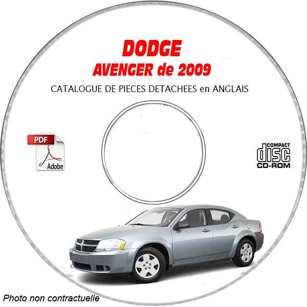 DODGE AVENGER 09 Manuel Atelier CDROM Anglais