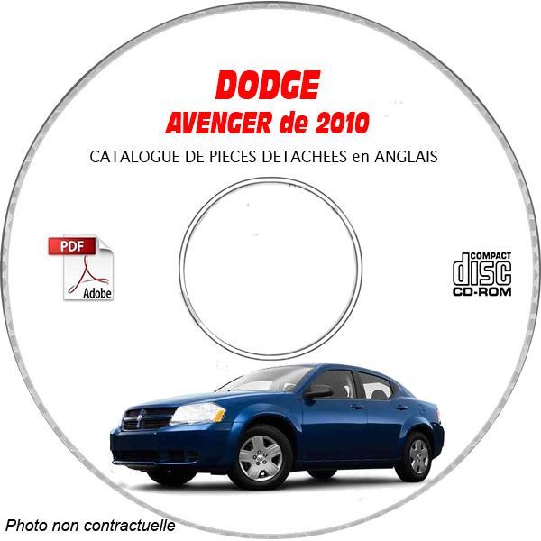 DODGE AVENGER 10  Manuel Atelier CDROM Anglais