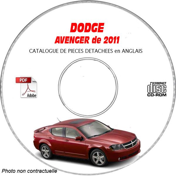 DODGE AVENGER 11 Manuel Atelier CDROM Anglais