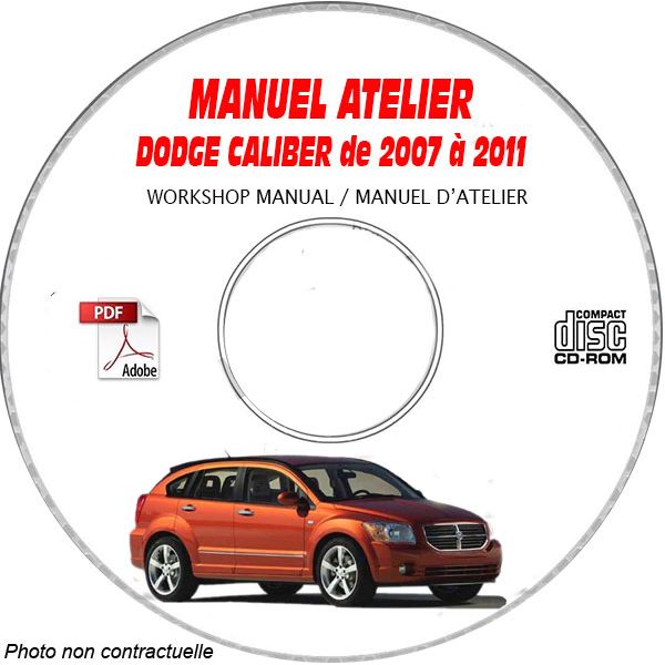 CALIBER 07-11 Manuel Atelier CDROM DODGE Anglais