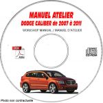 CALIBER 07-11 Manuel Atelier CDROM DODGE Anglais