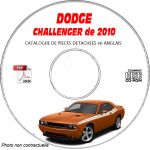 DODGE CHALLENGER de 2010 TYPE LC  R/T et SRT-8  Catalogue des Pièces Détachées sur CD-ROM Anglais