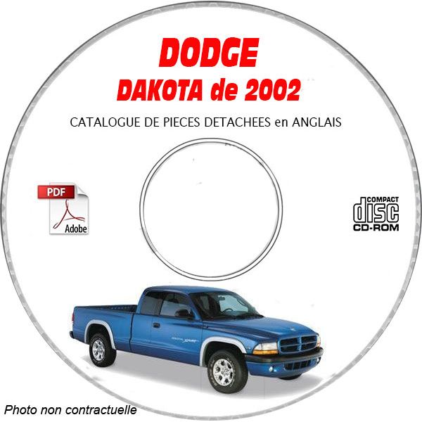 DAKOTA 2002 Catalogue Pièces CDROM DODGE Anglais