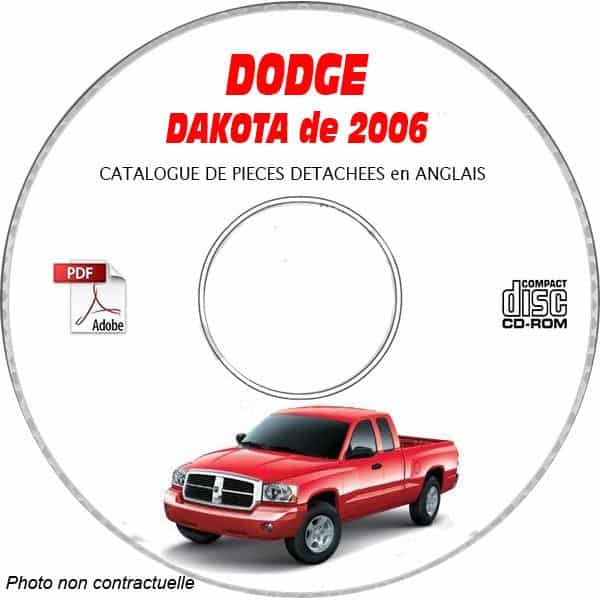 DAKOTA 2006 Catalogue Pièces CDROM DODGE Anglais