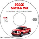 DAKOTA 2008 Catalogue Pièces CDROM DODGE Anglais