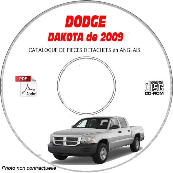 DAKOTA 09 Catalogue Pièces CDROM DODGE Anglais