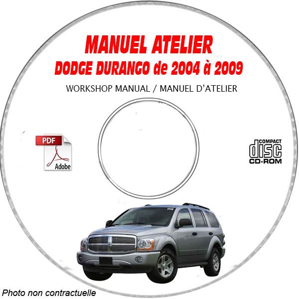 DURANGO 04-09Manuel Atelier CDROM DODGE Anglais