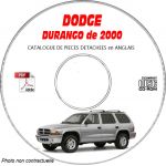 DURANGO 00 Catalogue Pièces CDROM DODGE Anglais