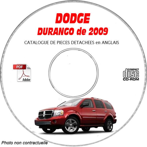 DURANGO 09 Catalogue Pièces CDROM DODGE Anglais