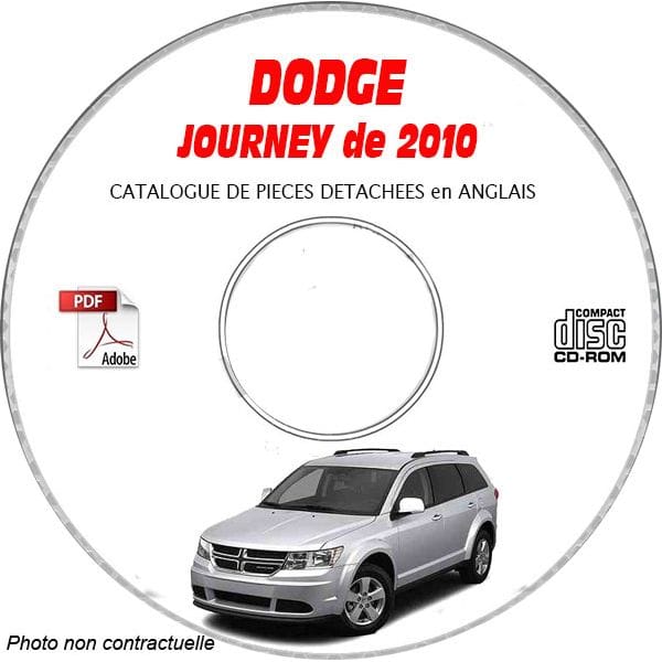 JOURNEY 10 Catalogue Pièces CDROM DODGE Anglais