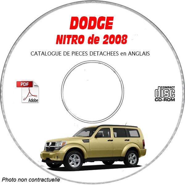 NITRO 08  Catalogue Pièces CDROM DODGE Anglais